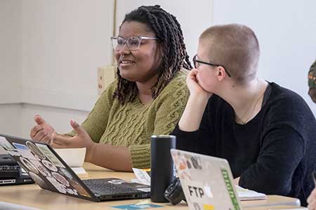 students in a classroom